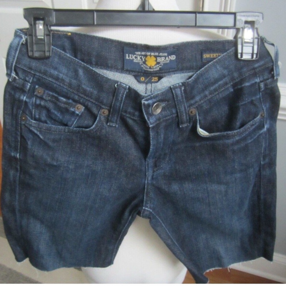 Lucky Brand Blue Denim Shorts sz 0/25